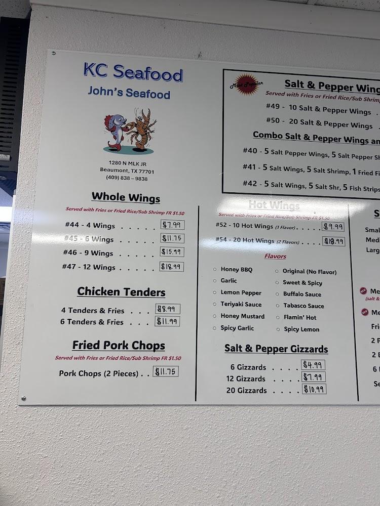 John's Seafood 10 Salt & Pepper Wings